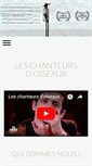 Mobile Screenshot of chanteurs-oiseaux.com