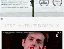 Tablet Screenshot of chanteurs-oiseaux.com